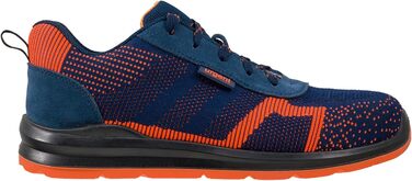 Робочі черевики з металевим підсилювачем, S1, помаранчево-сині, розмір 43 EU, нове надходження