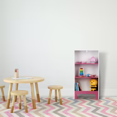 Relaxdays Kids' Shelf with 3 Compartments