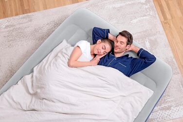 Надувний матрац Bestway TriTech Vento Double XL з електронасосом 203x152x46 см