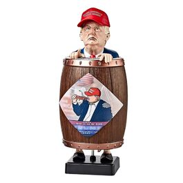 GETBSTOOP Trump Merchandise - Cigarette Dispenser with MAGA Hat, 2024 Donald Trump Santa Cigarette Tip Cases, Funny Trump Gifts, Collectibles, Prank Toys, and Novelty Gag Gift