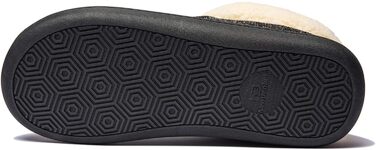 Тапочки халатні NewDenBer для дому, чоловічі та жіночі, з піною-пам'яттю, теплі, зручні, зимові, з антиковзкою гумовою підошвою (39/40 EU, 23, чорний/сірий)