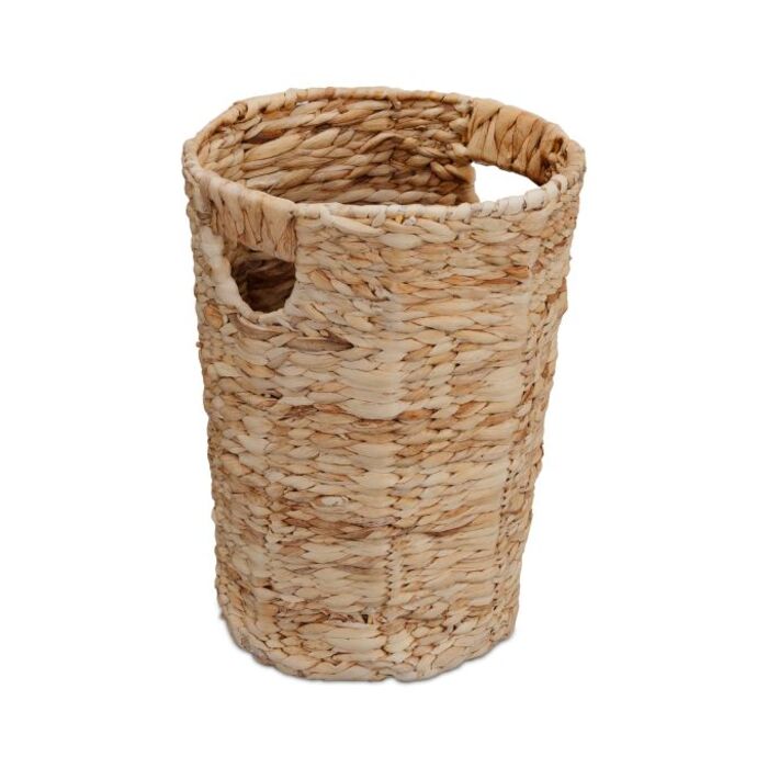 Relaxdays Wastebasket made of Water Hyacinth