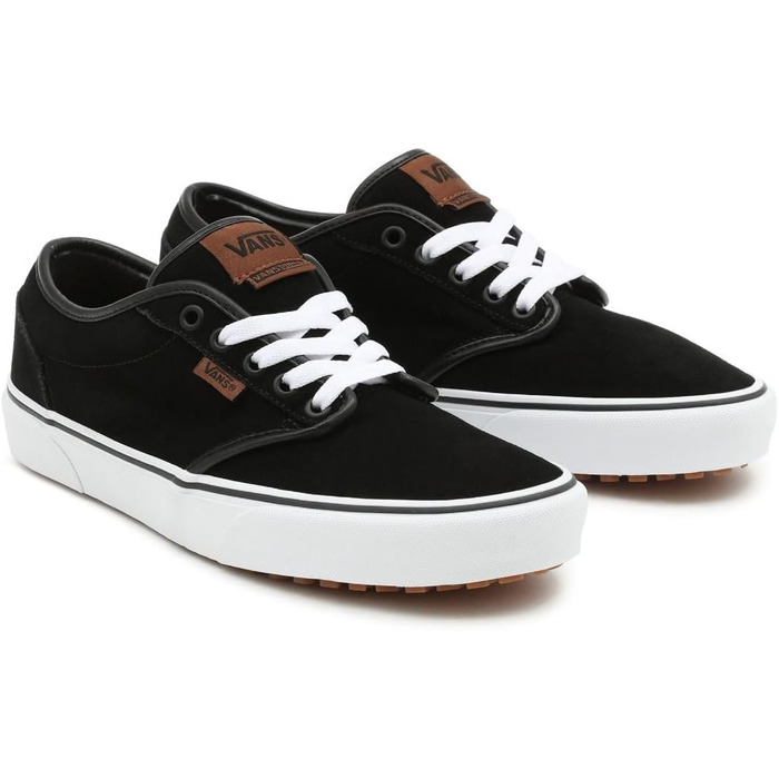 Чоловічі кросівки Vans Atwood, замша, фліс, чорний/білий, 39 EU