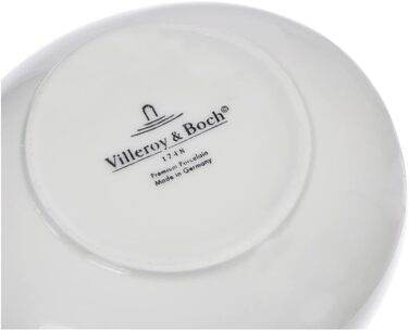 Villeroy & Boch New Cottage Basic Sugar Bowl, 450 ml, Height: 6.5 cm, Premium Porcelain, White