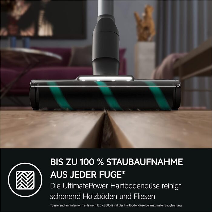 Бездротовий пилосос AEG Hygienic 7000: потужний, легкий, для алергіків, 40 хв роботи, 120 м², 5-ступенева фільтрація, для всіх поверхонь, автоматичний режим, з аксесуарами (2023)