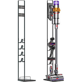 Dyson Vacuum Stand - Compatible with Dyson V15, V12, V11, V10, V8, V7, V6 & DC58, DC59, DC62, DC74 Vacuum Cleaners - Organizer Holder Rack