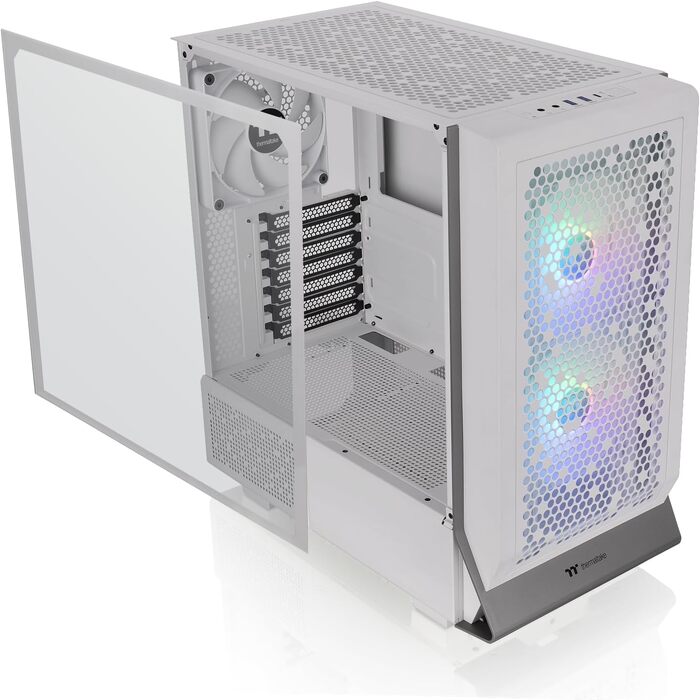 Корпус для ПК Thermaltake Ceres 300 TG ARGB Snow, Mid-Tower, ATX/E-ATX, 3x140мм вентилятори, загартоване скло, підтримка радіатора 360мм, білий