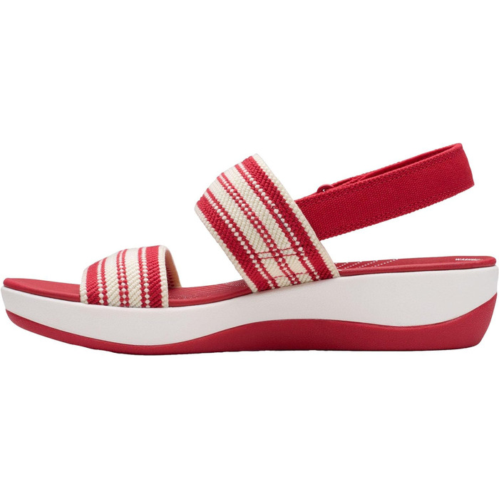 Сандалі Clarks Arla Stroll для дівчаток (40 EU, широка колодка, вишневий колір)