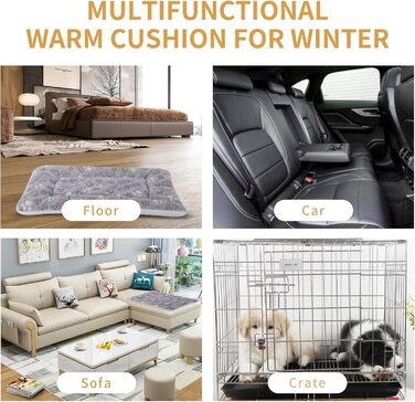 М'який флісовий лежак для собак та котів - фліс, 89x68 см (синій фон, білі зірки)