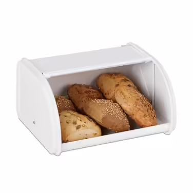 Relaxdays Bread Box white