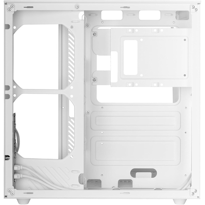 Ігровий корпус Mars Gaming MC-3TCORE MC-INFINIO LITE ATX, панорамне скло, підтримка рідкого охолодження, білий