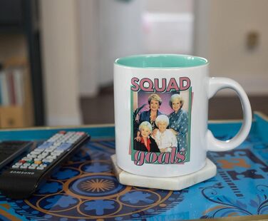 Silver Buffalo The Golden Girls Squad Goals Ceramic Mug | Holds 20 Ounces