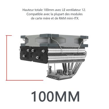Thermalright SI-100: Повітряний кулер для CPU з 6 тепловими трубами, тихий вентилятор TL-E12 PWM, технологія AGHP 3.0, сумісний з AM4/AM5/Intel 1150/1151/1200/1700/1851/2011