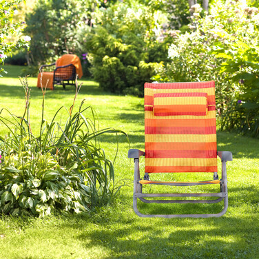 Relaxdays Folding Recliner Chair with Headrest