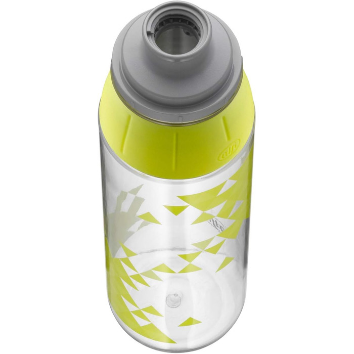 alfi Drinking Bottle Tritan BPA Free, Water Bottle 700ml, tritanBottle Coral, leak-proof, sealed for carbonated drinks, dishwasher safe, 5495.110.070 Bottle for Togo, school, sports, hiking, leisure (Triangle Green)