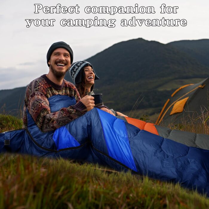 Zusentee 4-Season Sleeping Bag - Waterproof, Lightweight, Ultralight for Adults & Kids - Camping, Hiking, Travel