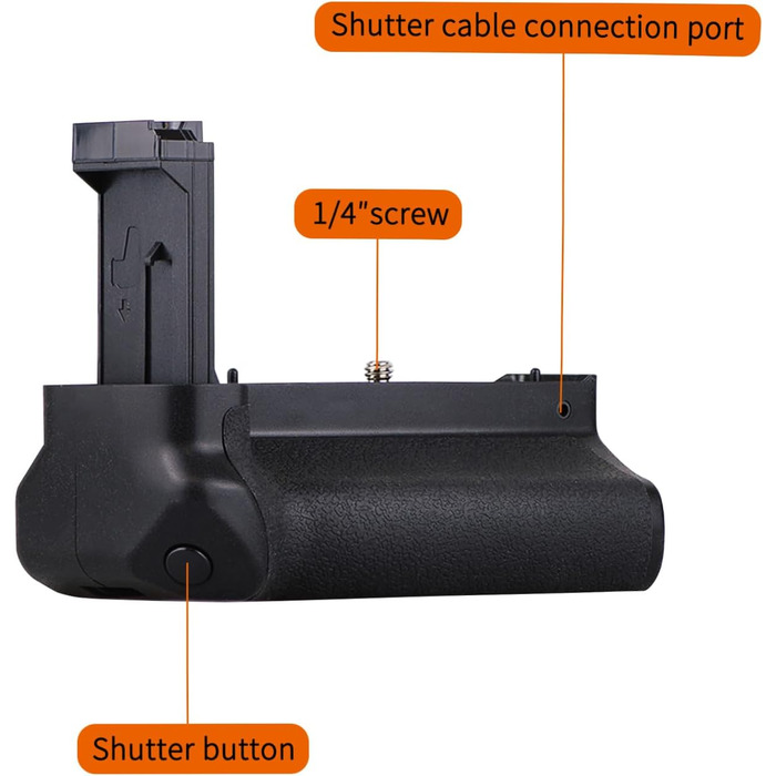 Вертикальний хват для Canon EOS RP/R8: тримач акумулятора 2 x LP-E17 | QUMOX