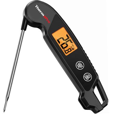 Термометр для м'яса ThermoPro TP03H: точний термометр-щуп для гриля та приготування їжі (IPX6, вологостійкий)