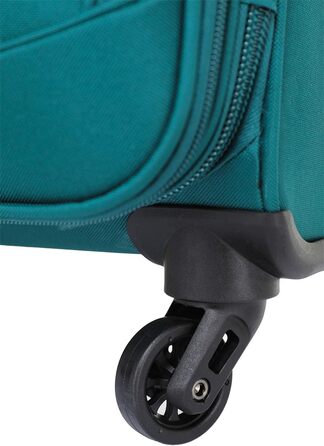 Чемодан тканинний BEIBYE, комплект валіз, ручна поклажа 54см, з кодовим замком (бордовий, бірюзовий)