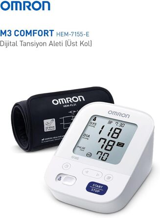 Електронний тонометр Omron M3 Comfort HEM-7155-E - вимірювання артеріального тиску в домашніх умовах