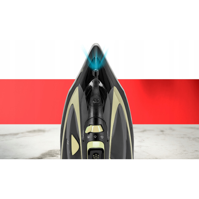 Бездротова праска Electo 2400 Вт, керамічна підошва, 450 мл, Anti-Drip