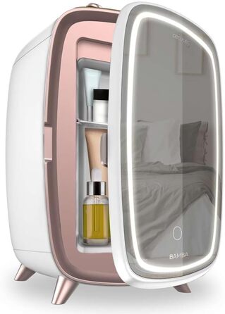 Міні-холодильник для косметики Cecotec Bamba CoolingBeauty 6000 з дзеркалом, 6л, білий