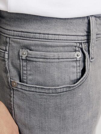 Джинси чоловічі JACK & JONES JJIMIKE Original Tapered Fit сірі (36W/32L)