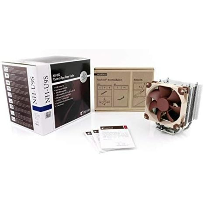 Noctua NH-U9S - Кулер для CPU з вентилятором NF-A9 92mm (колір: коричневий), Single Tower