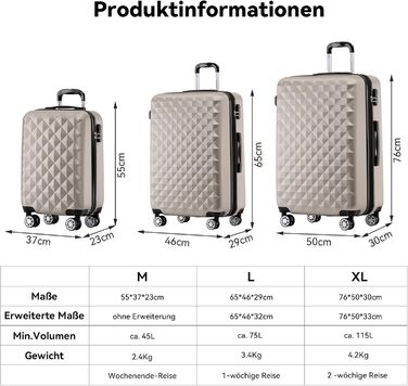 Чемодан BEIBYE Zwillingsrollen 2066 з жорстким корпусом: 15 кольорів, ABS-пластик, кодовий замок, подвійний замок, ексклюзивний інтер'єр, багатофункціональний