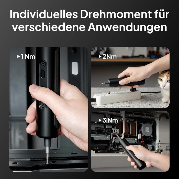 ELEGOO Електричний набір викруток: 33 біти, прецизійний інструмент для 3D-принтерів та ремонту електроніки