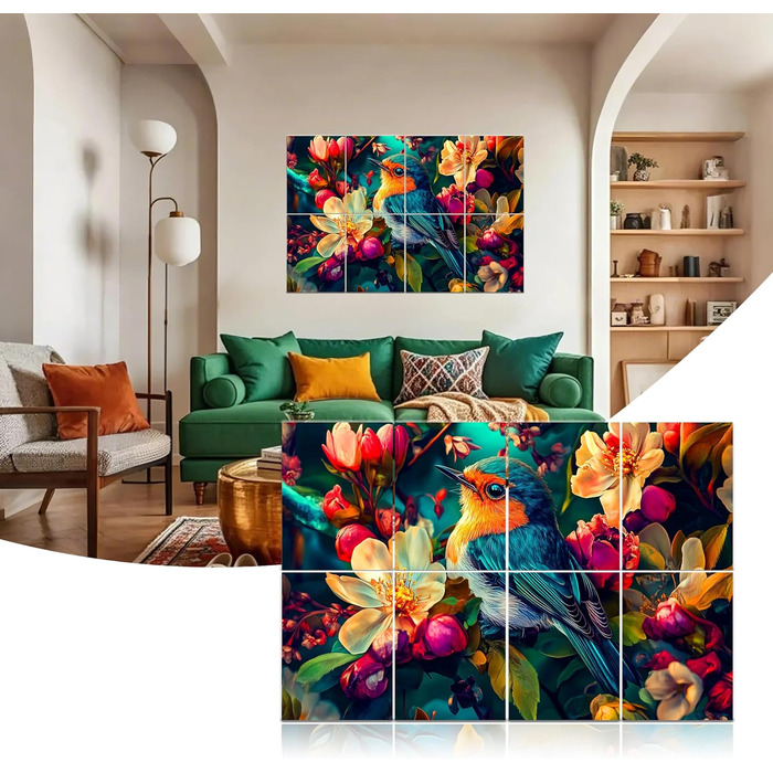 Акустичні гексагональні панелі Mollywell для шумоізоляції стін, 35.6 x 30.5 см, звукопоглинаючі плитки проти відлуння для вітальні та спальні, набір 8 шт, колір мікс (коричневий, чорний, бежевий)