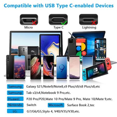 Кабель USB-C, 1м, 3.1A, 5Gbps, плетений, USB 3.0, для Samsung Galaxy, Sony, LG, HTC, чорний