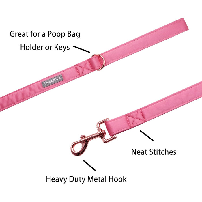 Елегантний собачий нашийник Lionet Paws з метеликом - комфортний шовковий нашийник для маленьких собак, розмір 25-40 см, білий (1 шт.)