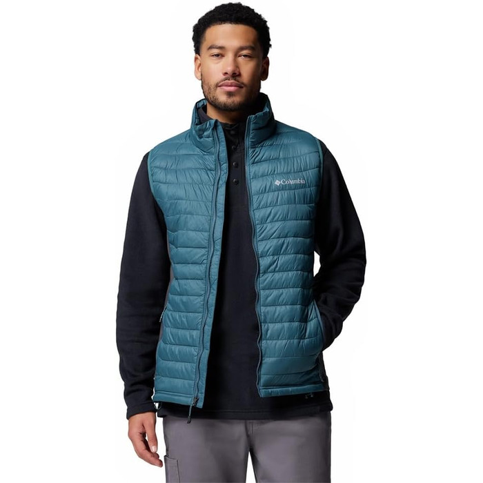 Жилет Columbia Powder Pass чоловічий пуховий XL, Everblue, Hai