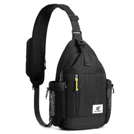 Чоловіча сумка через плече SKYSPER: стильна, захищена від крадіжок, для подорожей та повсякденного використання (чорна)