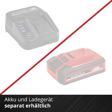 Акумуляторний повітродув Einhell GP-LB 18/200 Li Solo Power X-Change, 18В, літій-іонний, осьова турбіна, потік 670 м³/год, набір для очищення ринв, без акумулятора та зарядного пристрою
