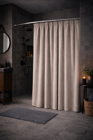 Текстильна штора для душу NOW-ART, 200 x 240 см