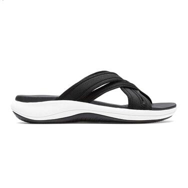 Сандалі Clarks Mira Isle жіночі чорні текстильні (37 EU) - зручне взуття для літа