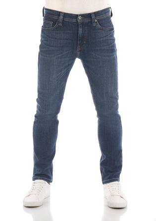 Чоловічі джинси MUSTANG Vegas Slim Fit Stretch Denim - сині, чорні, сірі (30-44, 30L-34L)