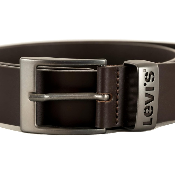 Чоловічий/Жіночий ремінь Levi's Ashland Metal, коричневий (1 шт.)
