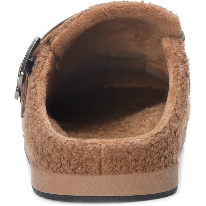 Тапочки халатні жіночі та чоловічі, зимові, з підкладкою з поліру, теплі, зручні, халатні, домашні пантолетки, сапожки для саду, шльопанці, черевики з поліру (42 EU, Коричневий)