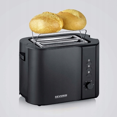 Тостер Severin AT 9552, чорний, 800 Вт