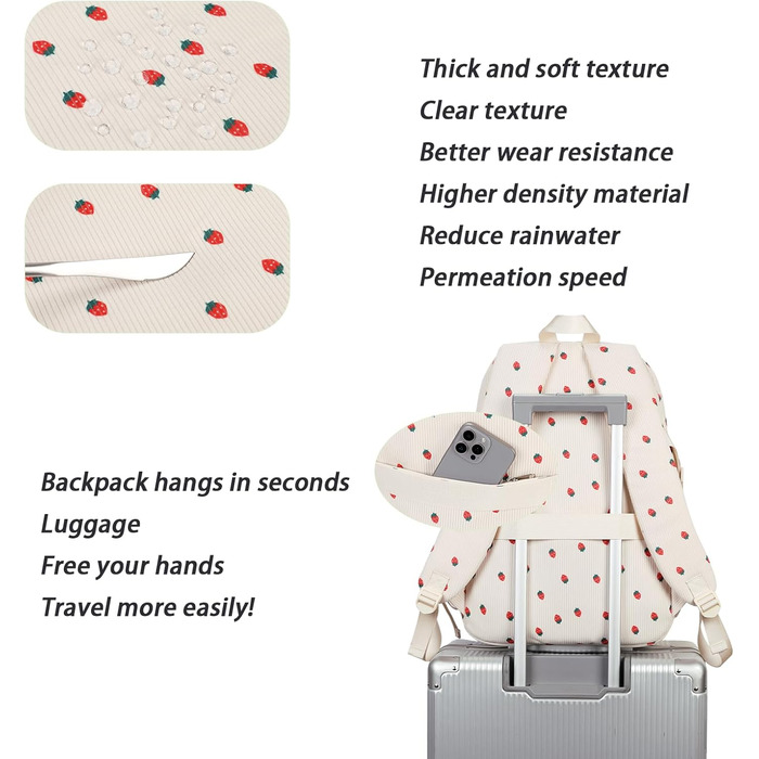 Шкільний рюкзак для дівчинки-підлітка з кордом, 2-камерний | Lmwzh