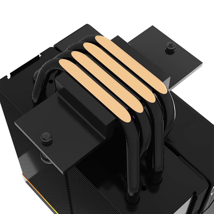 Система водяного охолодження CPU TZMRIT KF420 DGT ARGB з дисплеєм температури, сумісна з Intel LGA 1700/1200/115X/1851/1366/2011 та AMD AM4/AM5 (чорний) KF420BK