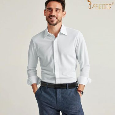 Чоловічий шкіряний ремінь JasGood з автоматичною пряжкою, 33 мм, для костюма, офісний, повсякденний (чорний, 115 см, обхват талії 85-100 см)