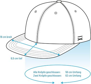Кепка Snapback Casual Business, темно-синій, універсальний розмір