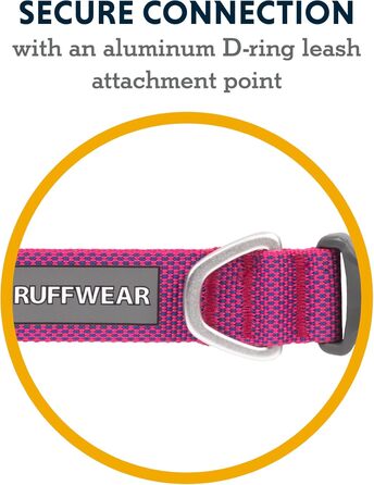 Нашийник для собак Ruffwear Hi & Light, ультраміцний та легкий, 51-66 см, Alpenglow Pink