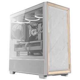 Корпус для ПК Antec Flux Midi Tower, чорний/білий, Gaming Case