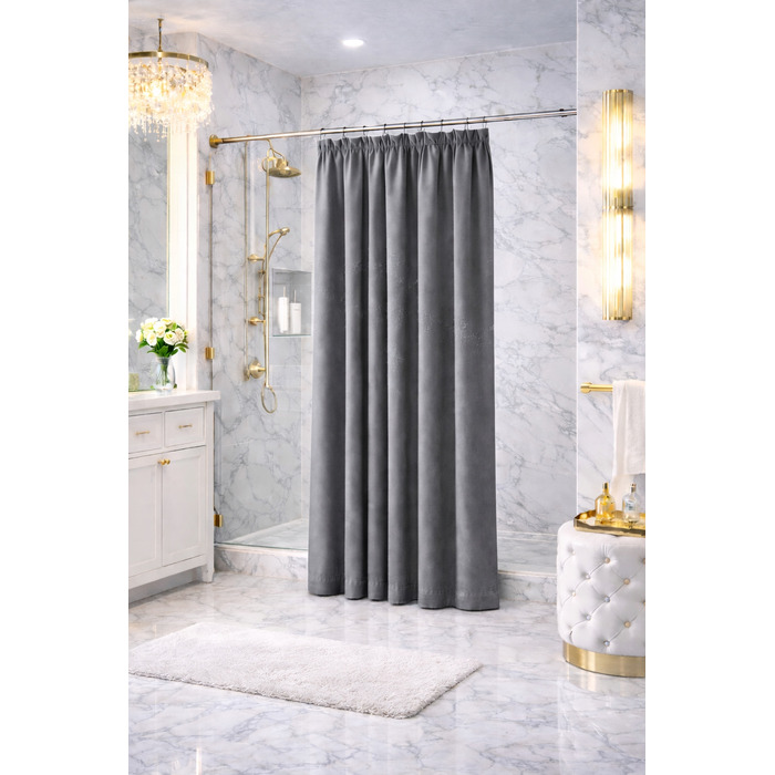 Текстильна штора для ванни NOW-ART, 150 x 180 см