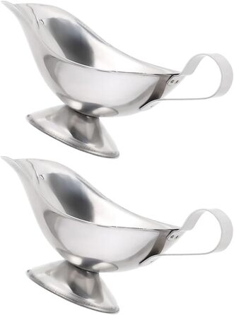 8-Piece Juice Boat Sauce Containers, Sauce Cups, Sauce Dishes, Large Sauce Dishes with Spout, Sauce Pots, Sauce Cups, Metal, Sauce Bowls, Serving Bowls, Sauce Jugs, Sauce Containers